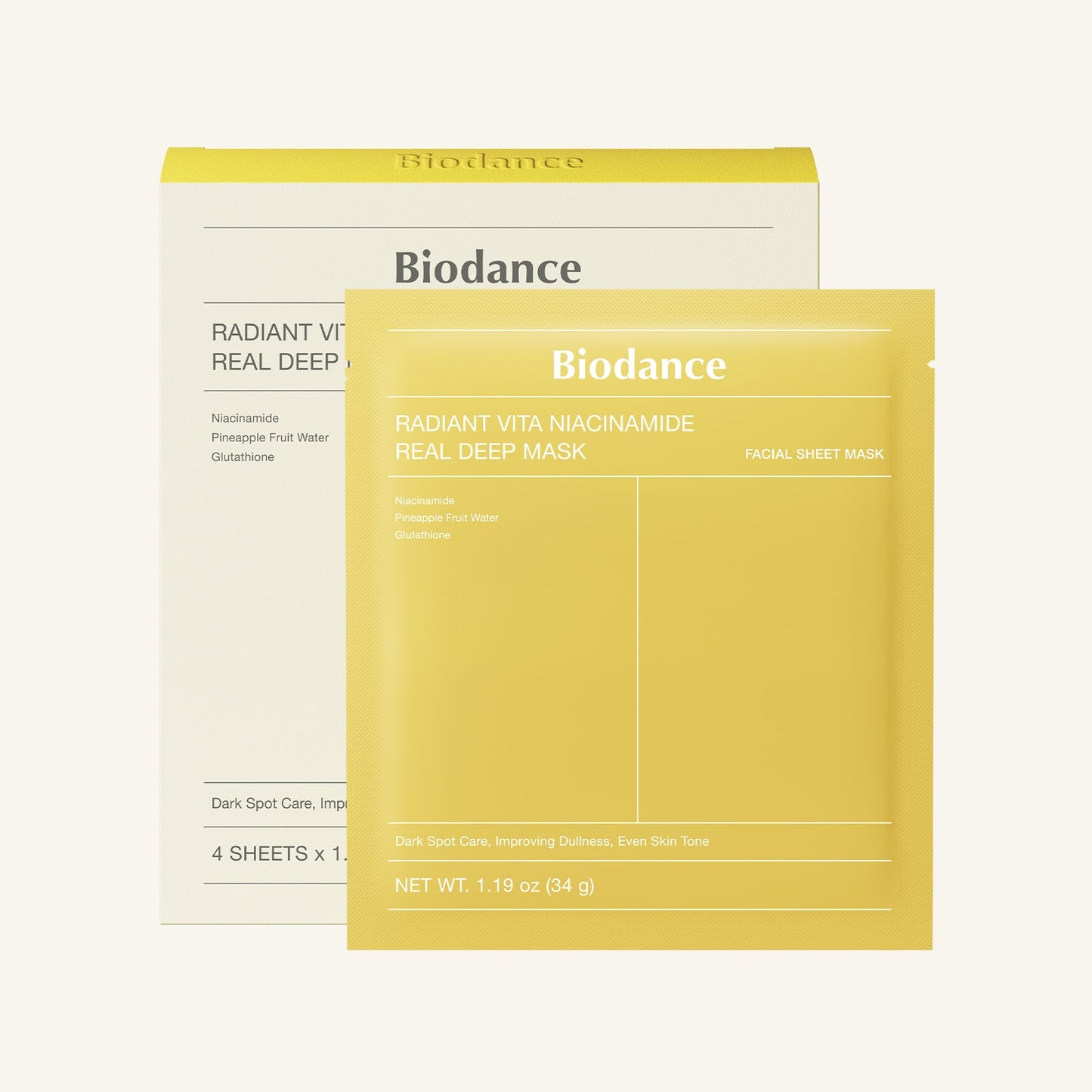 BIODANCE Bio-Collagen Real Deep Mask (4-Pack)